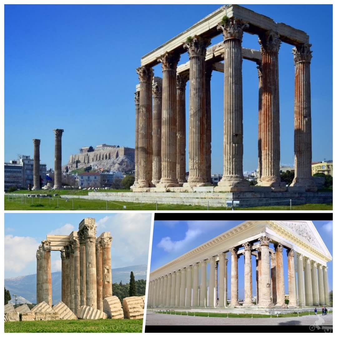 templo zeus olimpico en el free tour atenas