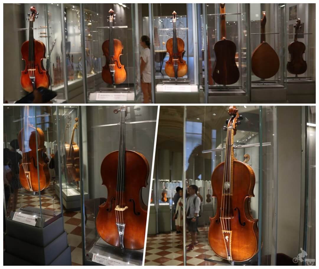 Galería de la Academia Florencia, instrumentos