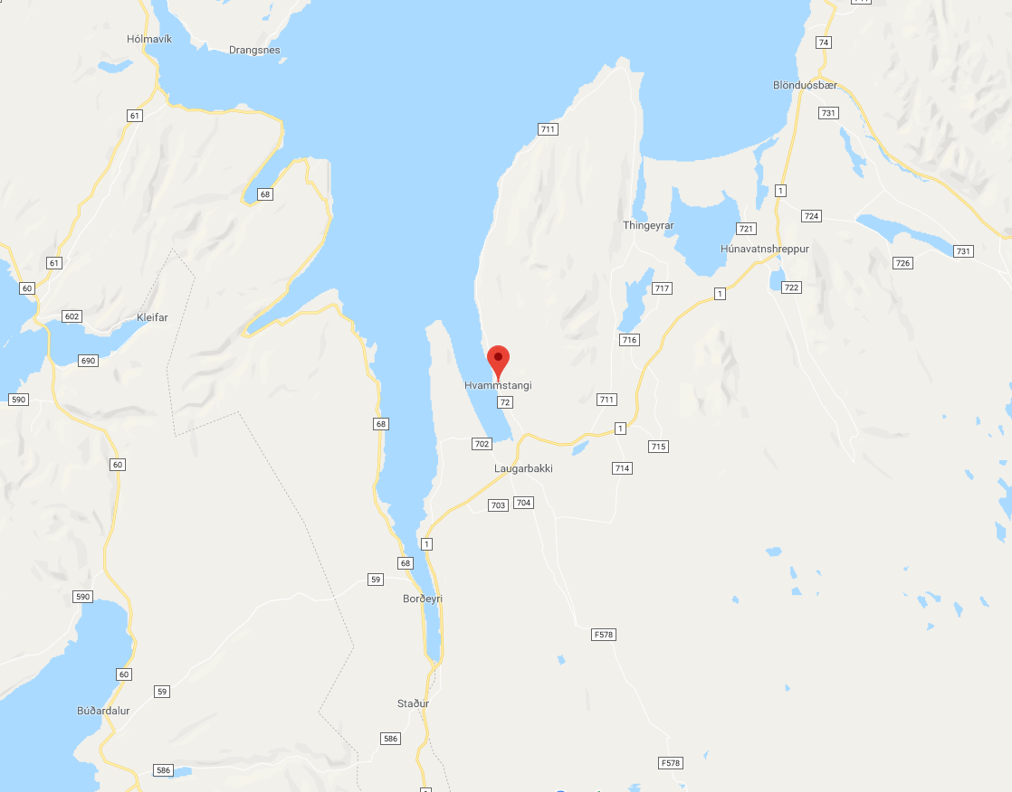 Hvammstangi mapa