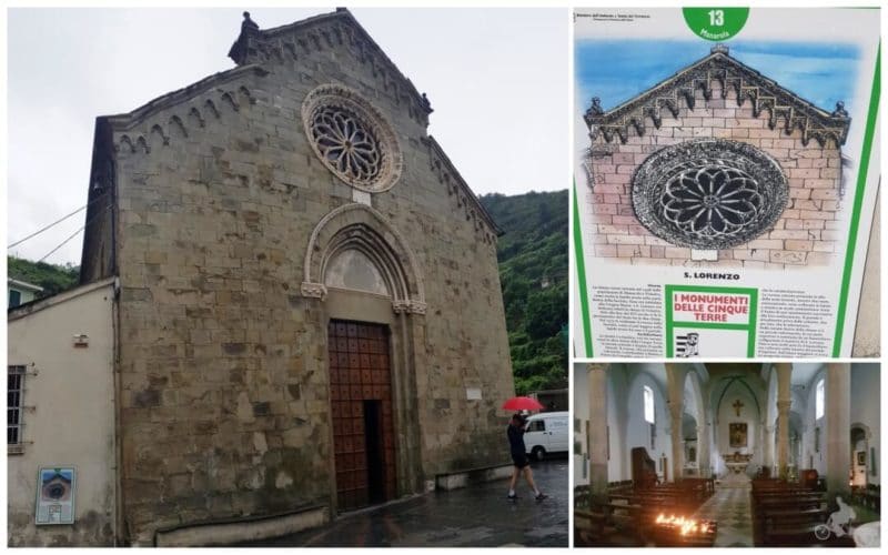 Iglesia de la natividad de maria virgen san lorenzo de manarola