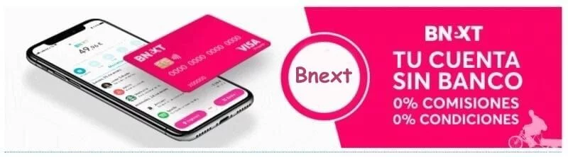 bnext tarjeta prepago sin comisiones