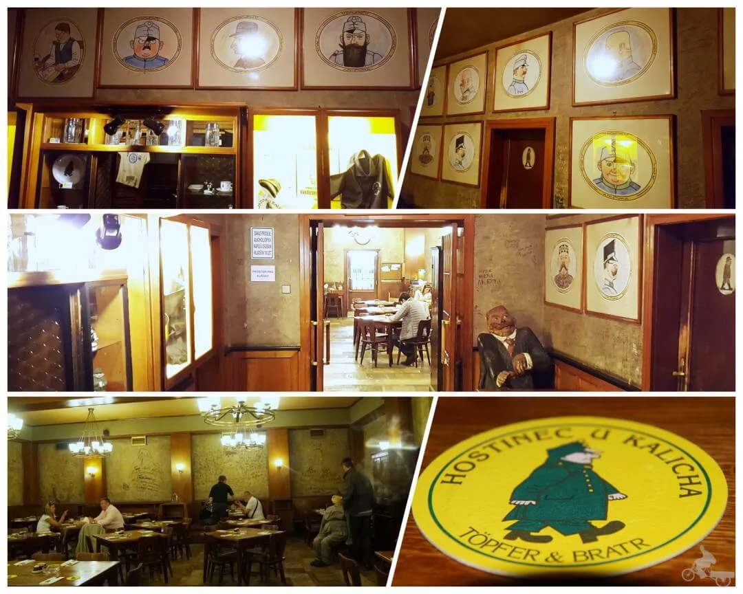 Interior cervecería U Kalicha