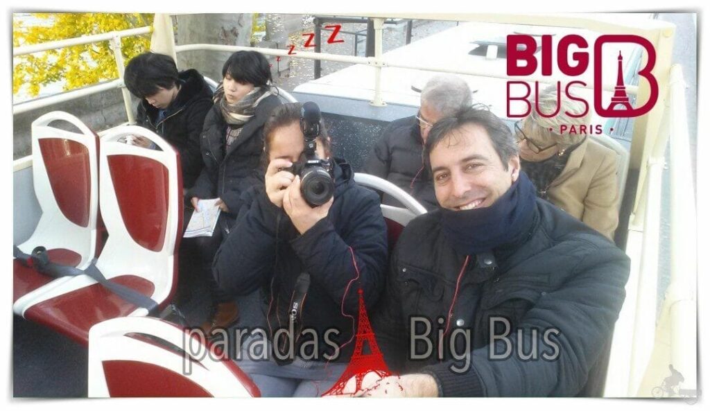 Autobús turístico de París Big Bus paradas opiniones
