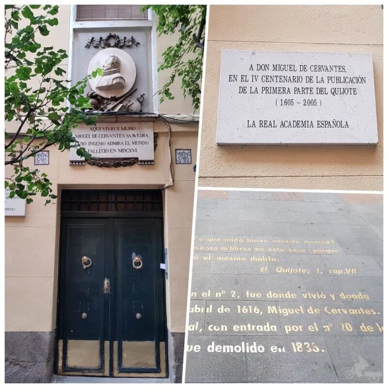 casa de cervantes barrio letras madrid