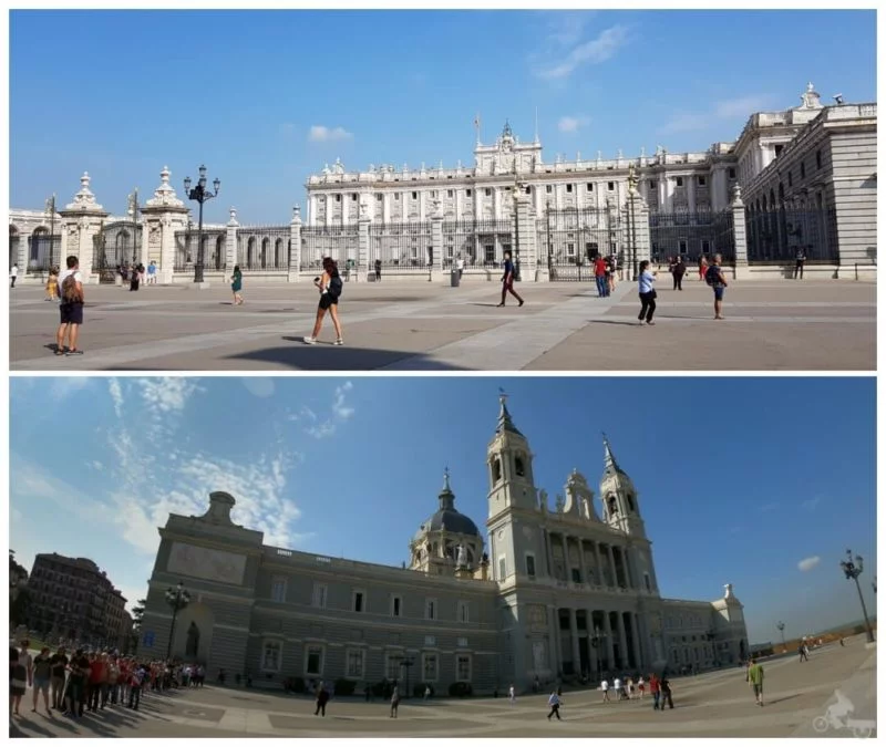 palacio real madrid catedral almudena