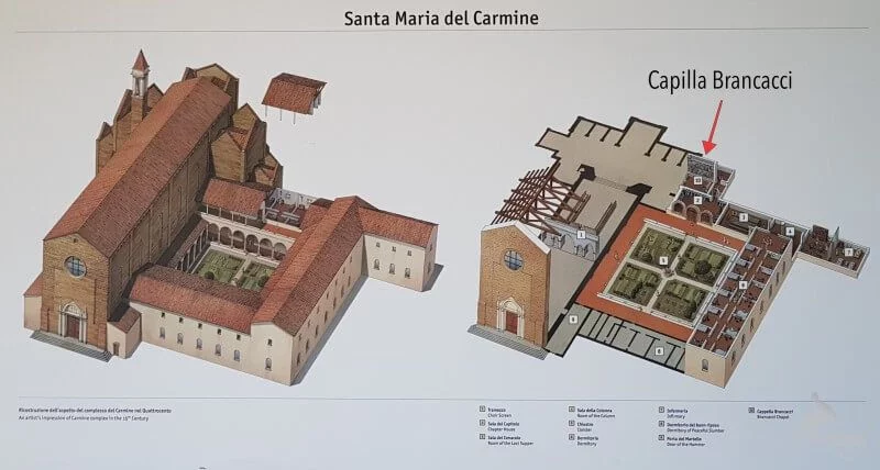 capilla brancacci iglesia del carmine
