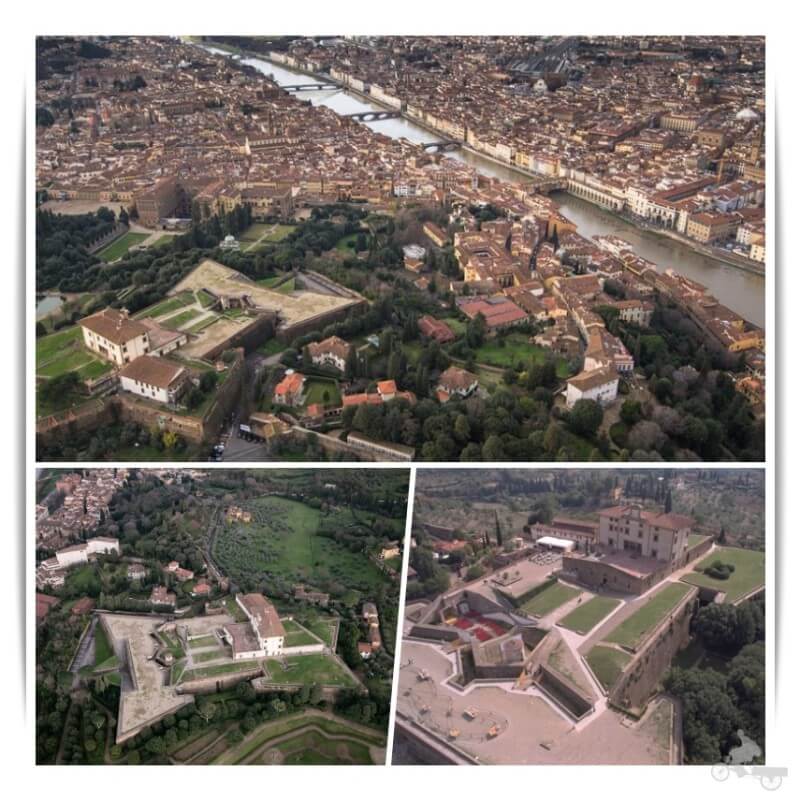 forte belvedere desde el aire drone
