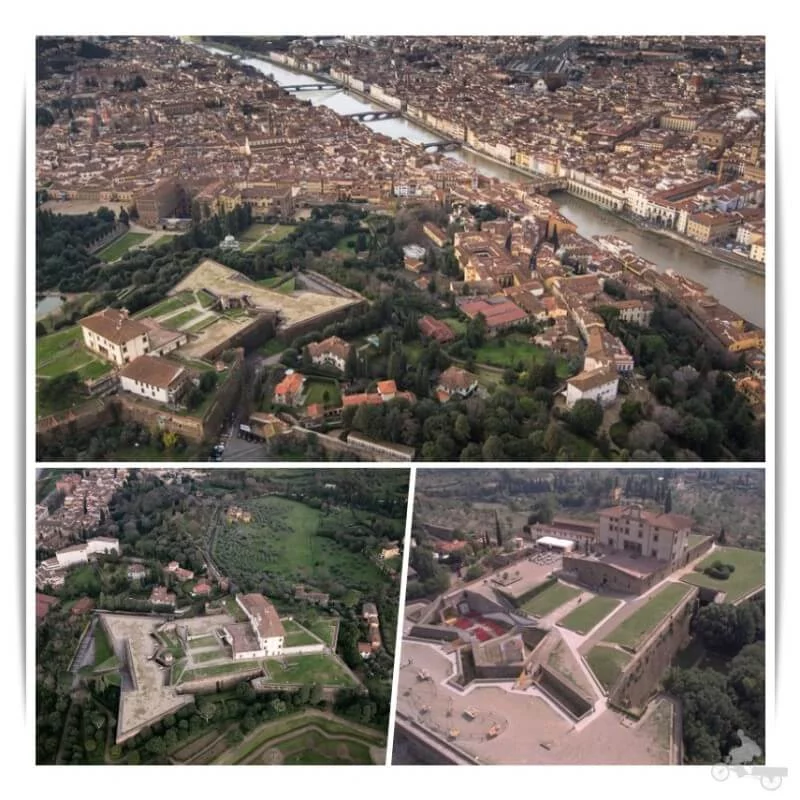 forte belvedere desde el aire drone