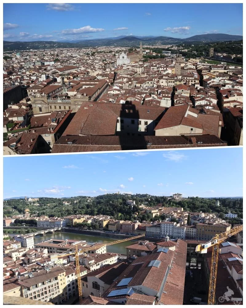 vistas desde la torre arnolfo en el palazzo vecchio
