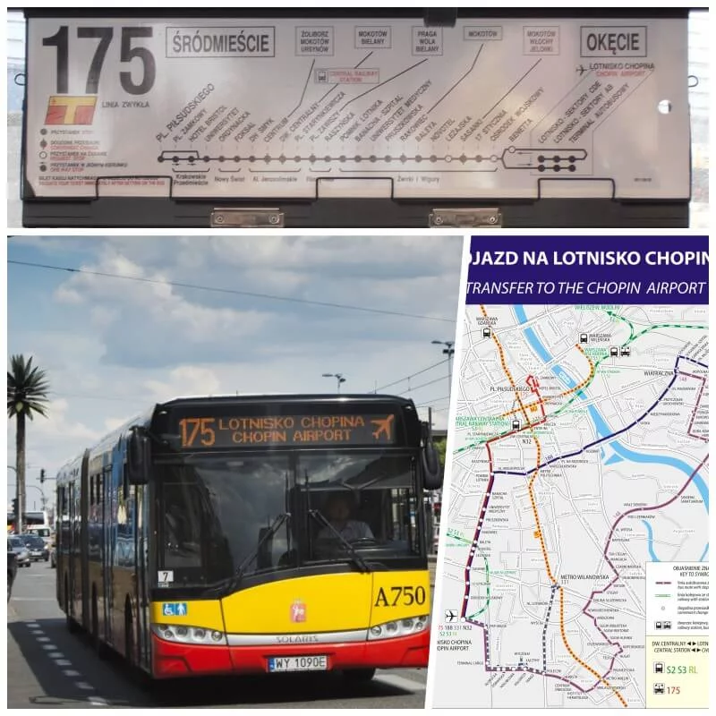 autobus aeropuerto chopin varsovia
