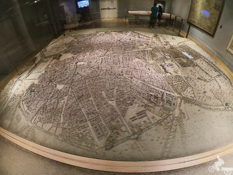 maqueta madrid en el museo de historia