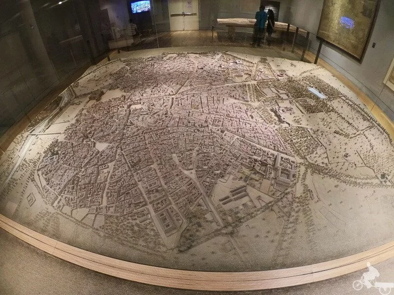 maqueta madrid en el museo de historia