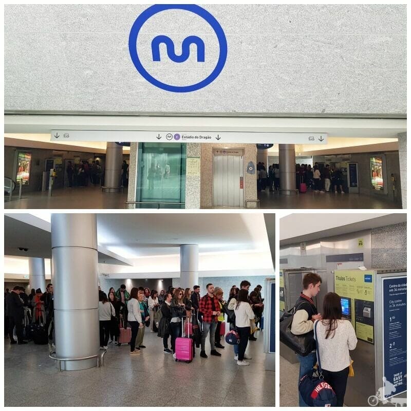 metro aeropuerto de oporto