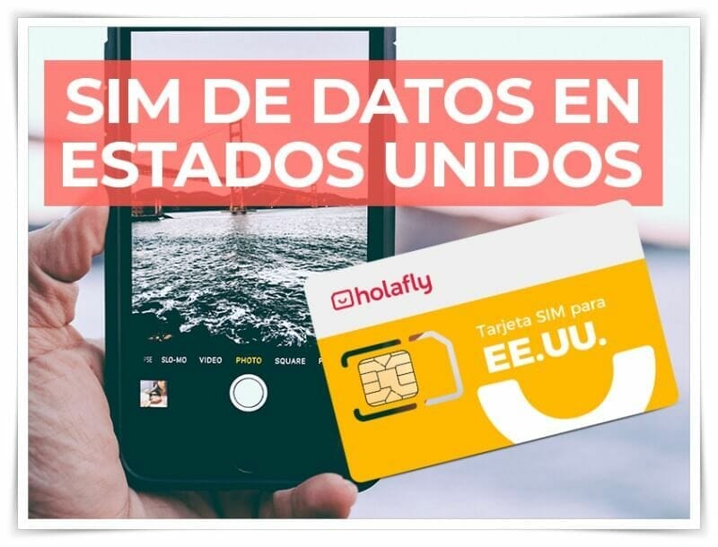 HOLAFLY Tarjeta SIM datos Estados Unidos 5 de DESCUENTO