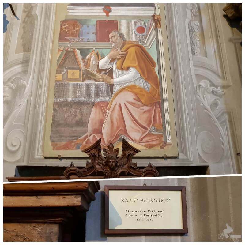 San Agustín de Botticelli iglesia ognissanti