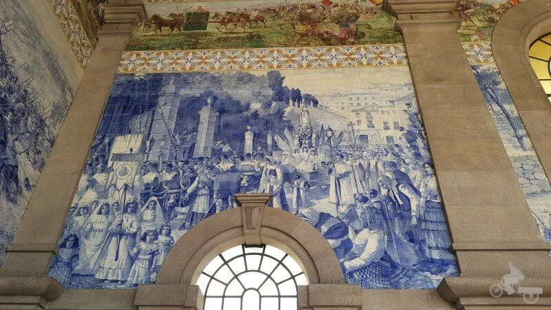 azulejos de la estacion sao bento