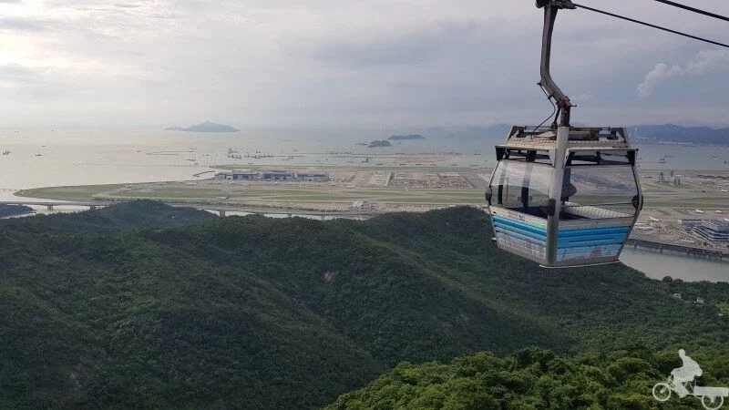 aeropuerto desde teleferico hong kong