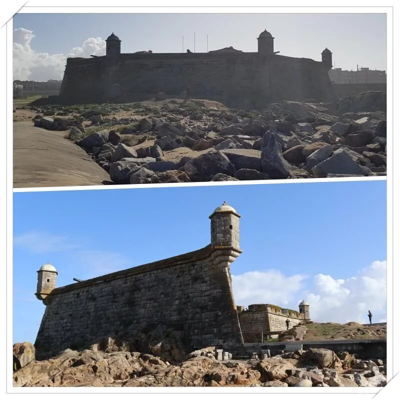 castillo del queso oporto cerca de la desembocadura del Duero