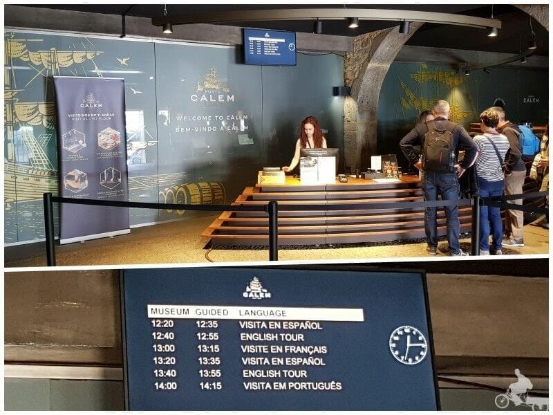 entrada Calem - visitar una bodega de vino de Oporto