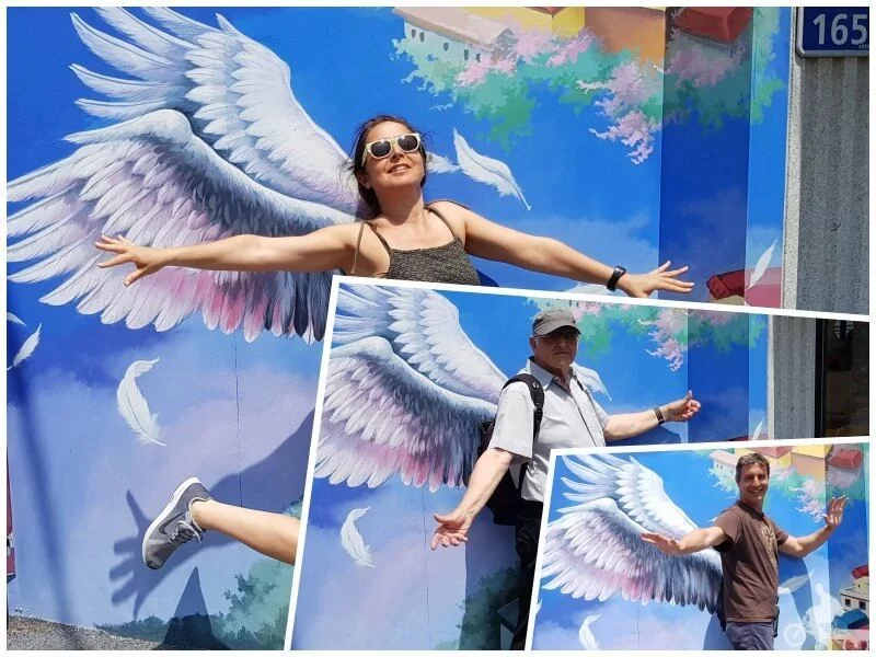 Gamcheon Culture Village, angelitos
