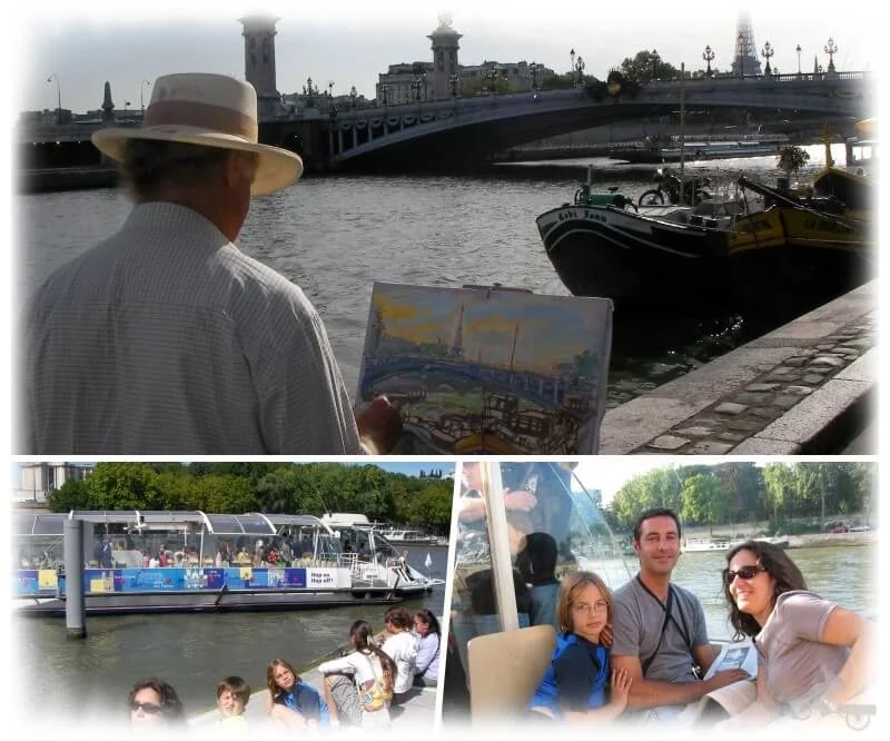 paseos en barco por el río Sena