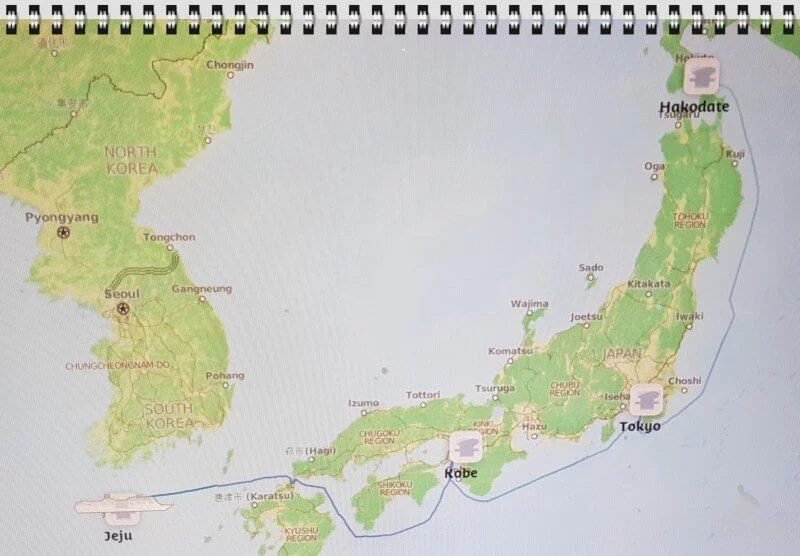 de tokio a isla de jeju