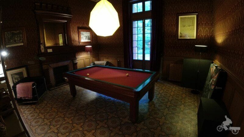 El castillo La Thuilière -billar