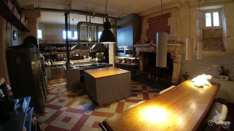 El castillo La Thuilière - cocina