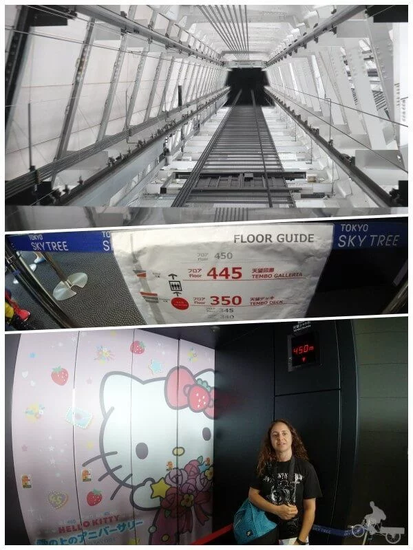 ascensor tokyo skytree - del tembo deck al gallery