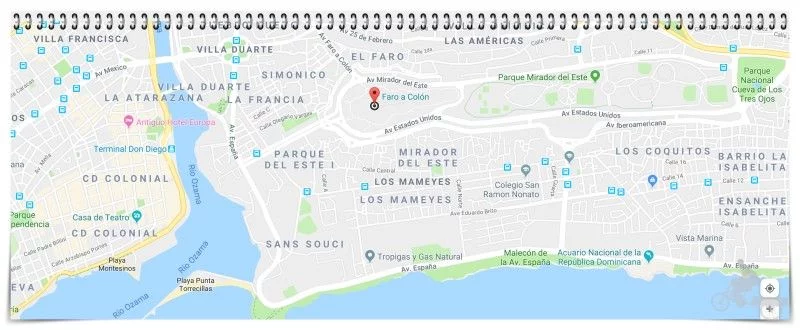 plano tumba almirante en américa