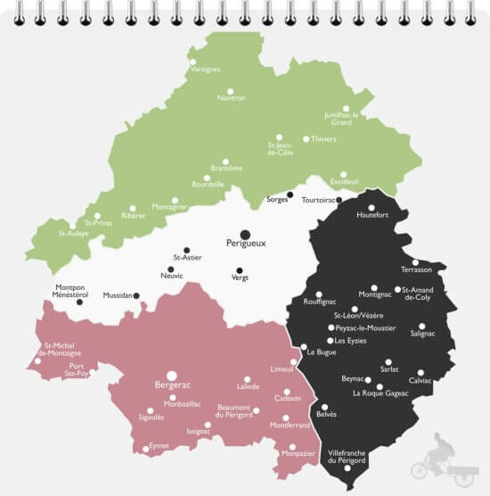 departamentos naturales de la dordoña