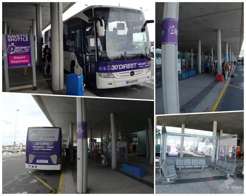 Autobus 30 minutos aeropuerto burdeos