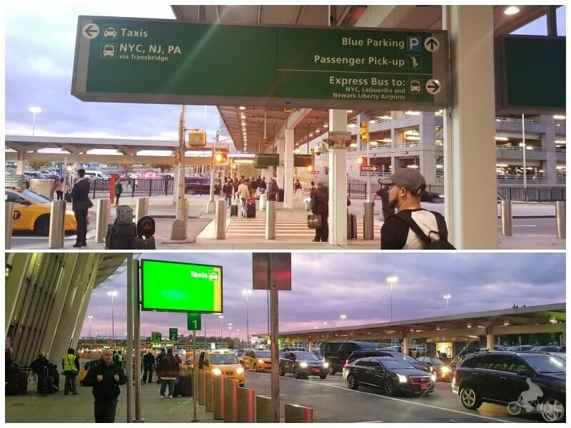 taxis aeropuerto JFK a Manhattan