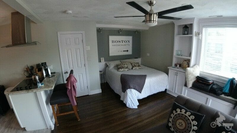 interior apartamento en Boston con airbnb