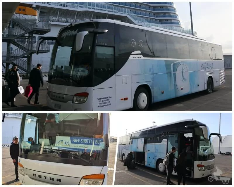 FREE SHUTTLE LANZADERA PUERTO CIVITAVECCHIA