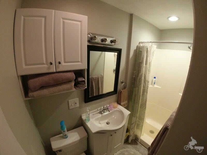 baño apartamento en Boston con airbnb