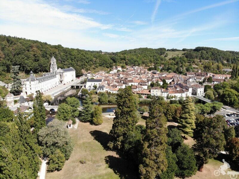 Brantome vistas drone