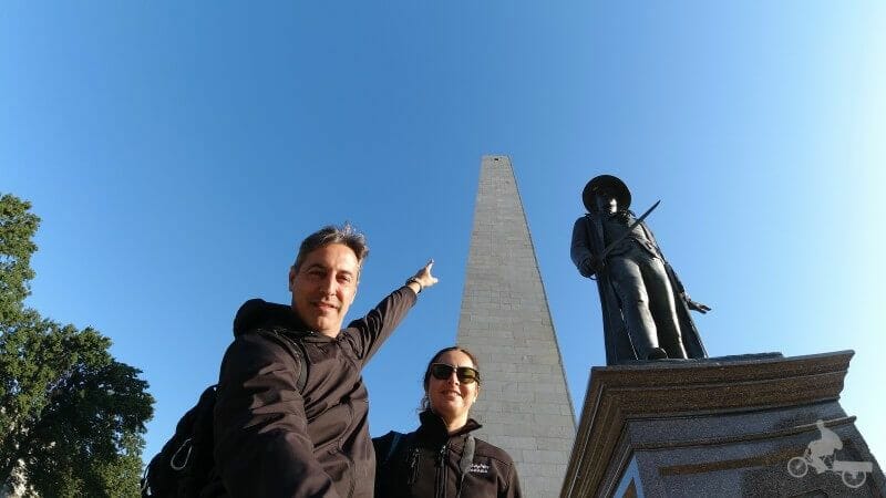 bunker hill en la Freedom trail