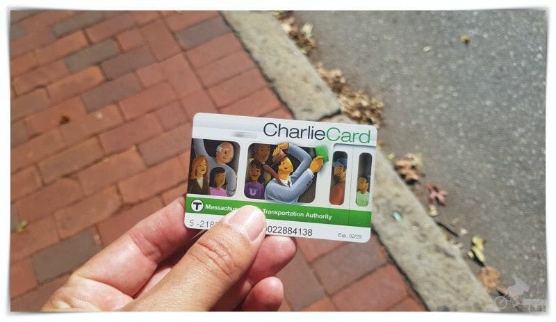 Charlie card - Transporte público Boston