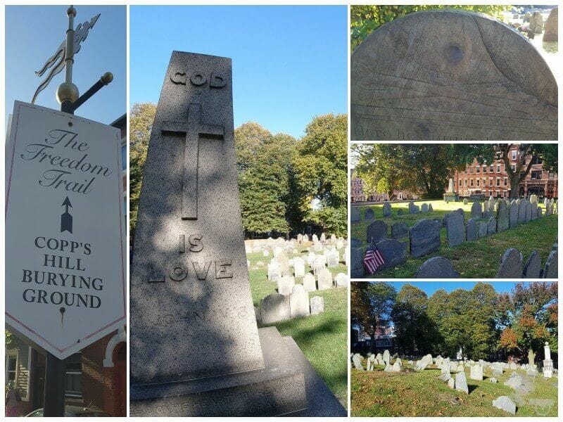 copp hill burying ground en la Freedom trail