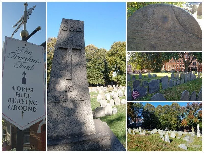 copp hill burying ground en la Freedom trail