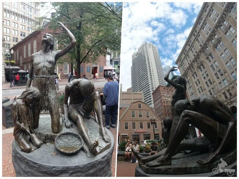 monumento a la hambruna irlandesa en boston