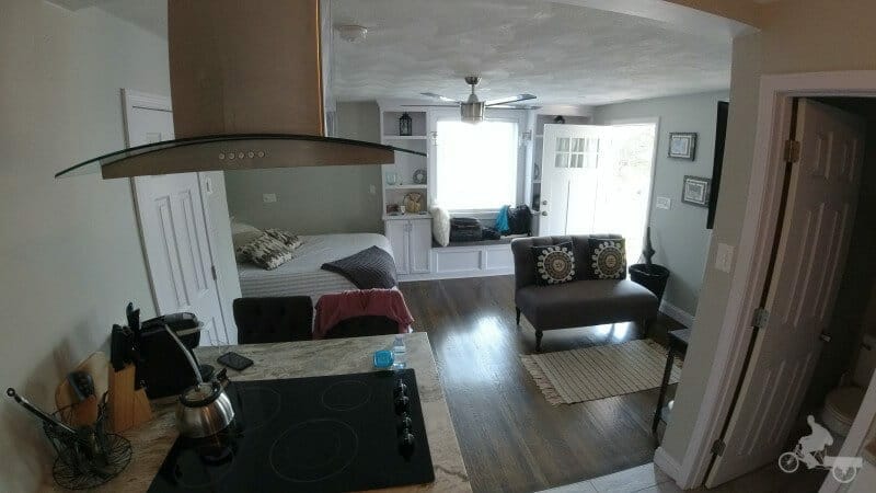 interior apartamento en Boston con airbnb