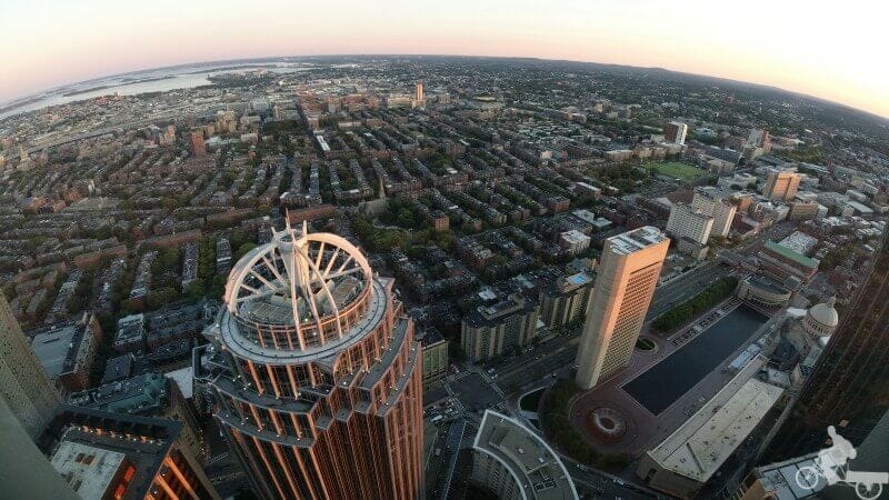 vistas de Boston desde Skywalk observatory 