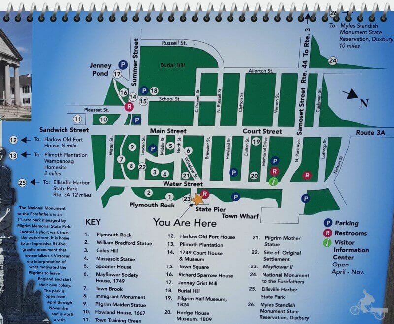 mapa que ver en plymouth
