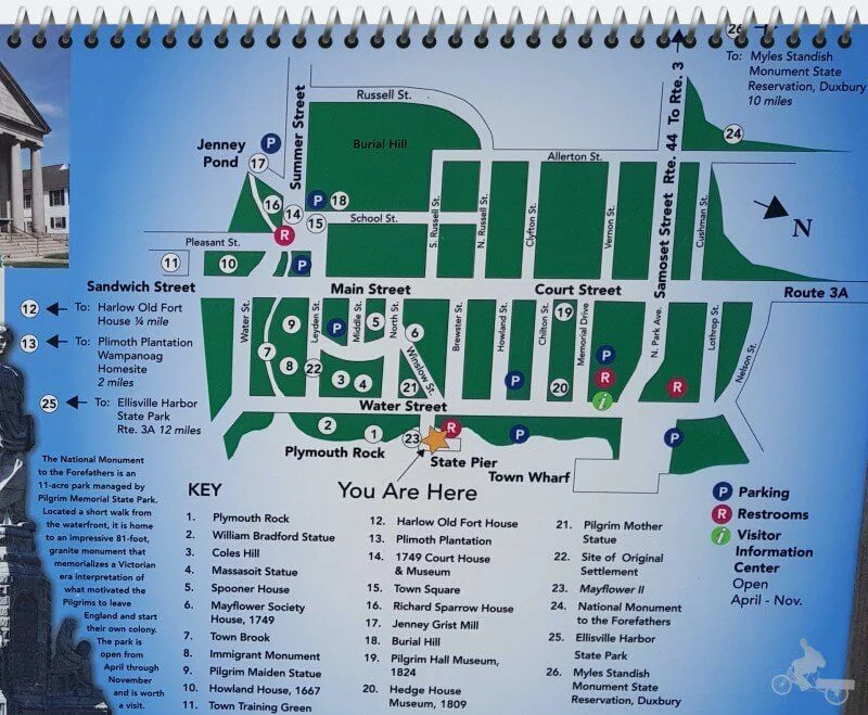 mapa que ver en plymouth