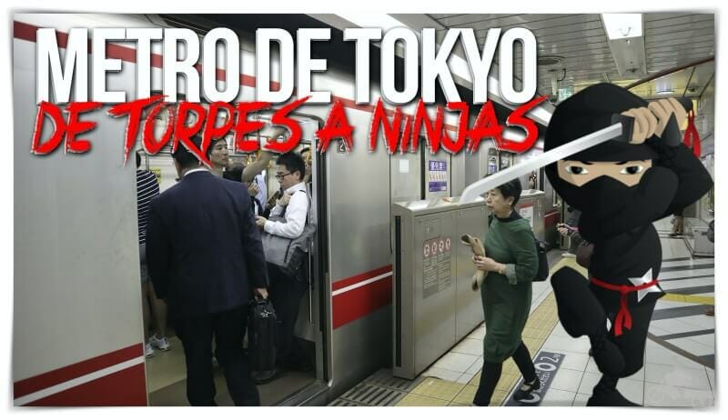 Metro de Tokio, cómo moverse como un ninja