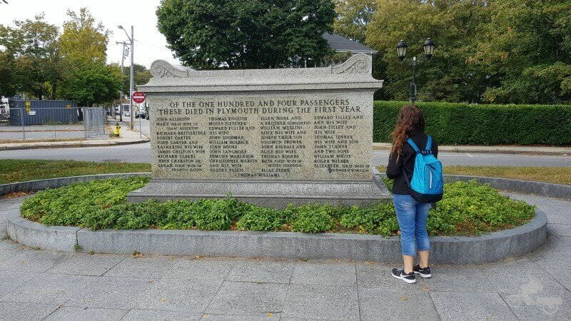 monumento pilgrim -fathers plymouth