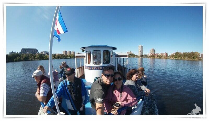 pasear por el rio Charles de Boston