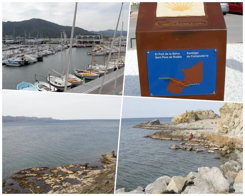 port de la selva camino santiago